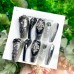 Stema Handmade Cat Eye False Nails With Rhinestones High Quality Full Cover Wearable Acrylic Press On Nails 10 Nails